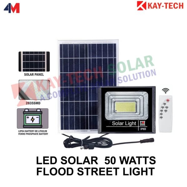 50w solar flood light