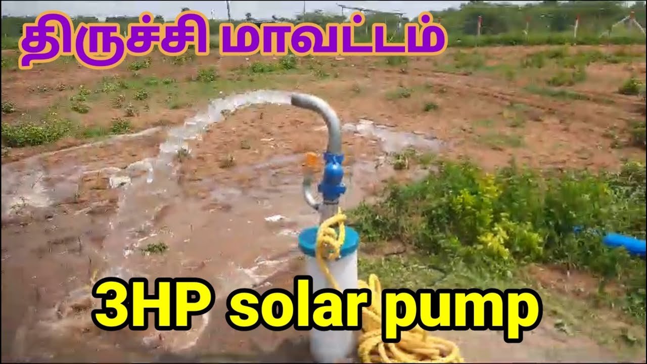 Solar Water Pump Installation in Trichy